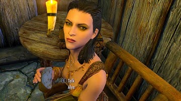 Alva demonstrates Supernatural Speed of vampires. Skyrim Anniversary Edition