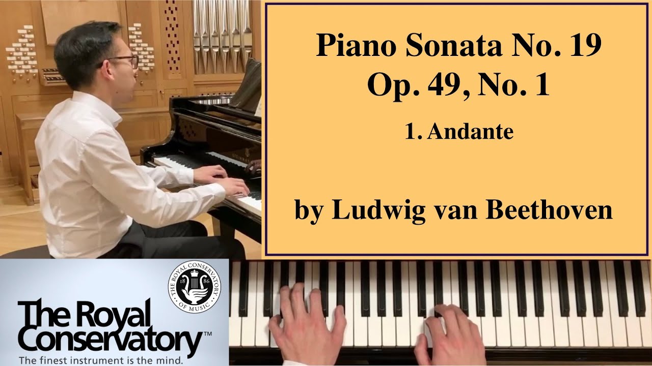 Beethoven Sonate 20 Op 49 No 2 Beethoven: Piano Sonata No. 20 Op. 49, No. 1 - 1. Andante [Piano