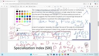 CSE470: Specialized Index(SIX), Defect Removal Efficiency(DRE)