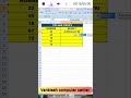 excel functions and tricks | vanktesh computer center | #shorts
