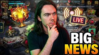 CvC NEWS and Possibly TWO STREAMS TOMORROW!! | RAID: Shadow Legends