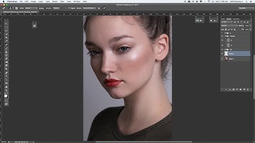 Speed Retouching using 50% gray (Dodge and Burn) in photoshop.