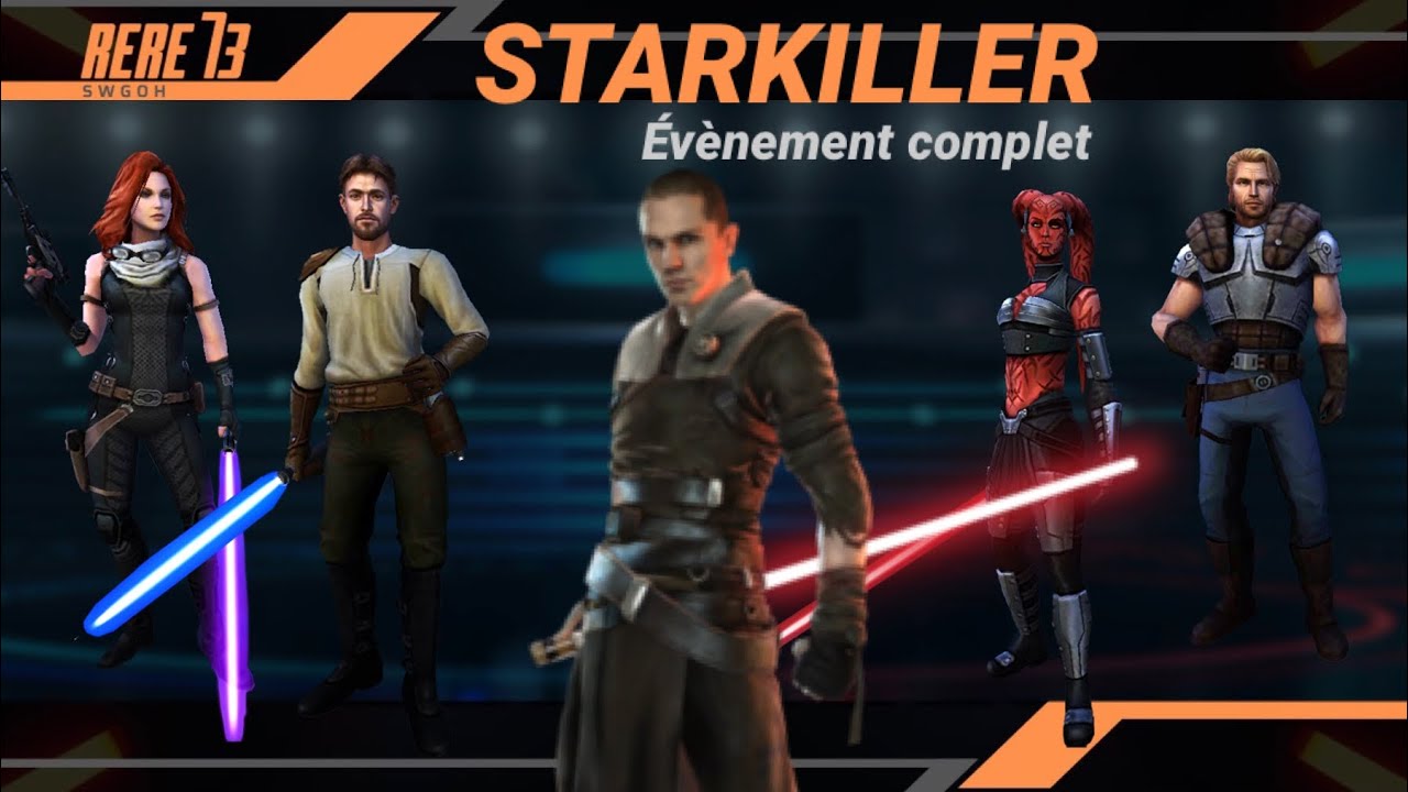 Starkiller événement complet niveau 1 à 5 [swgoh] YouTube