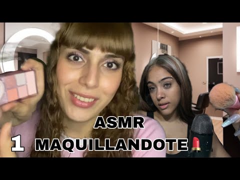 ASMR SIMPATICA TE MAQUILLA PESIMO 1/2 ft @eclipsa.agostina. colab