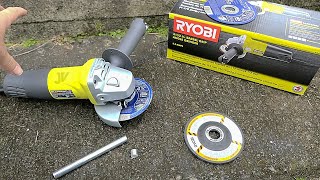 Ryobi Angle Grinder - Unbox & Review