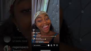Check out what this Instagram influencer showed on her IG LIVE 💦💦