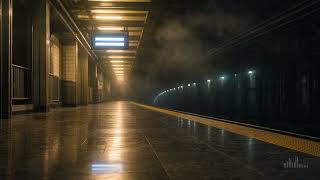 Subway Platform Haze ☕ Lofi BGM [3 Hours] - music to relax/study to