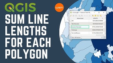 QGIS - How to calculate the sum of line lengths for each polygon