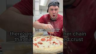 GARLIC PARM STUFF CRUST PIZZA?!? #youtube #shorts #viralvideo #trending #food #trending #shortvideo