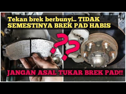 Video: Perlukah pad brek dipasang dengan ketat?