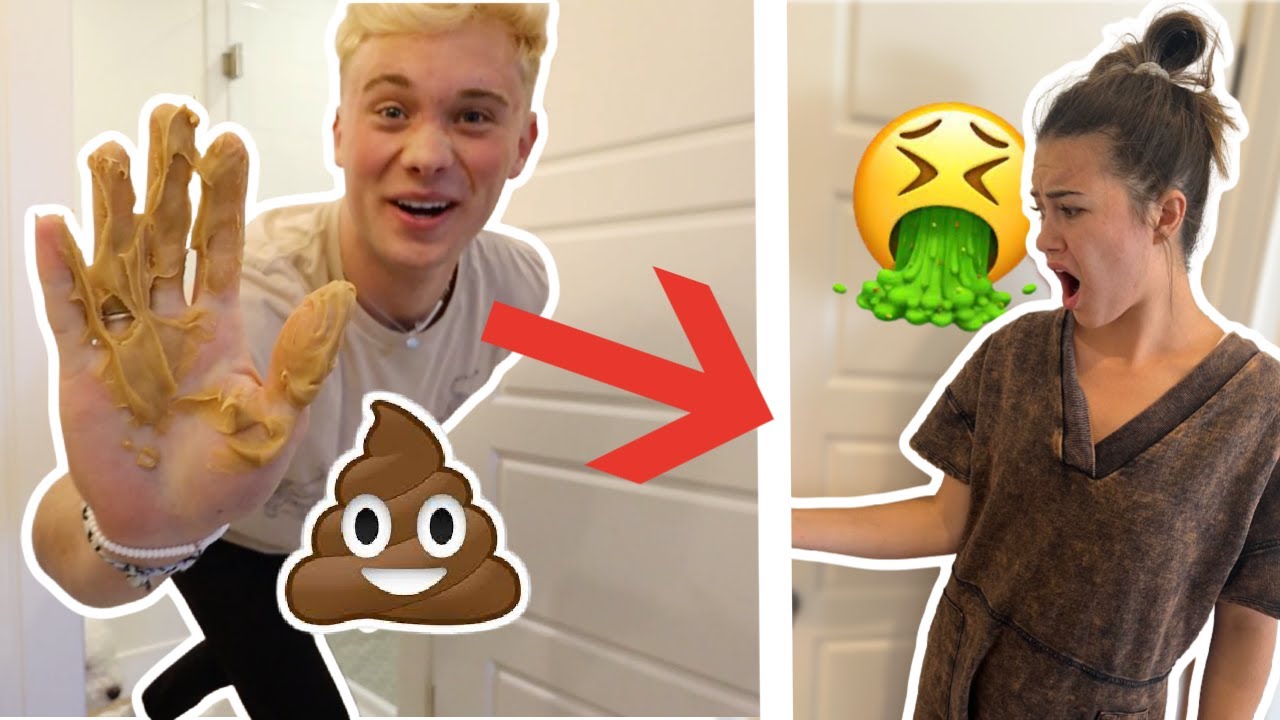 wiping POOP on wife PRANK | Alyssa & Dallin