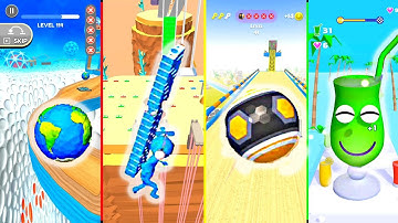 Going Balls vs Bridge Race vs Action Balls vs Juice run   ball game block4