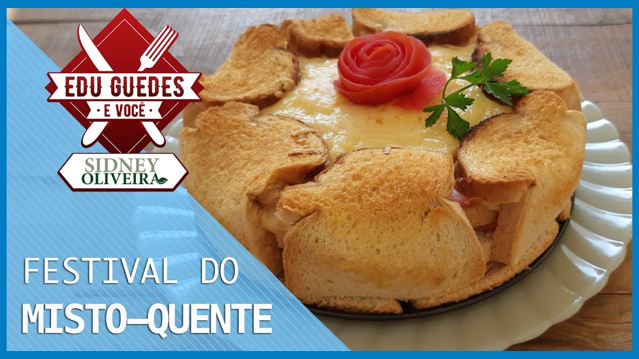 Inove fazendo receitas diversas de misto-quente com Edu Guedes