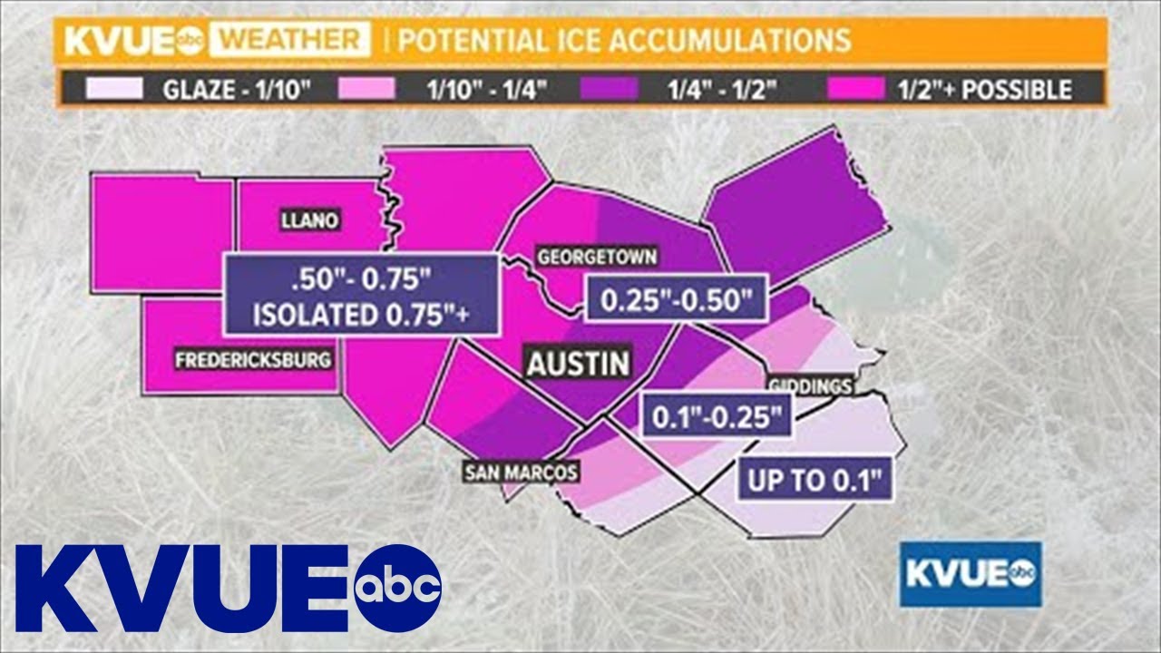 RADAR: Winter Storm Warning extended until 6 a.m. Thursday | KVUE - YouTube