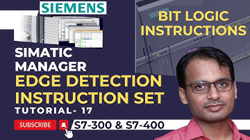 Siemens PLC Training 17 - Positive and Negative Edge Detection Instructions in Siemens PLC