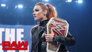 Becky Lynch Accepts Sasha Banks Challenge For A Raw Womens Le Match Raw, Sept. 2, 2019