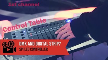 How we are using DMX to control Digital strip? - SPI LED Controller