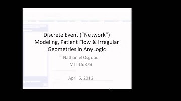 Discrete Event Models & Patient Flow Nugget 1Overview