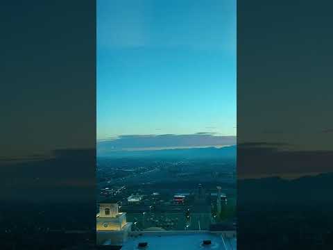 Beautiful sunrise over the south end of the strip here in Vegas for Shot Show!