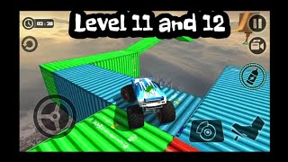 Crazy Monster Truck Legends 3D - Level 11 and 12 Completed | Crazy Stunts on Impossible Tracks screenshot 5