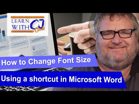How to Increase Font Size or Decrease Font Size with a Shortcut in MS Word!