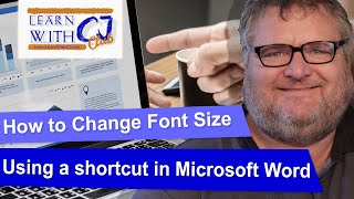 How to Increase Font Size or Decrease Font Size with a Shortcut in MS Word!