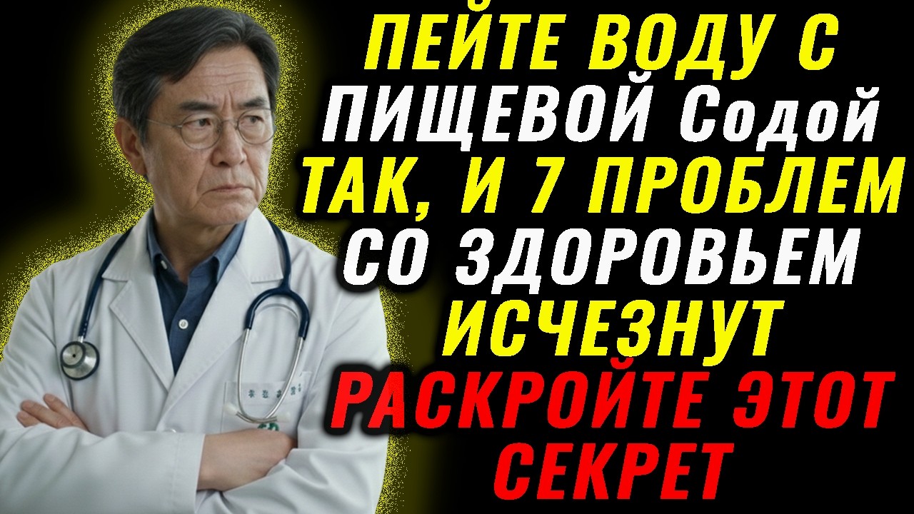 Пожилые, Пейте ВОДУ С СОДОЙ Вот ТАК — и Посмотрите, Как 7 Проблем со Здоровьем Исчезают