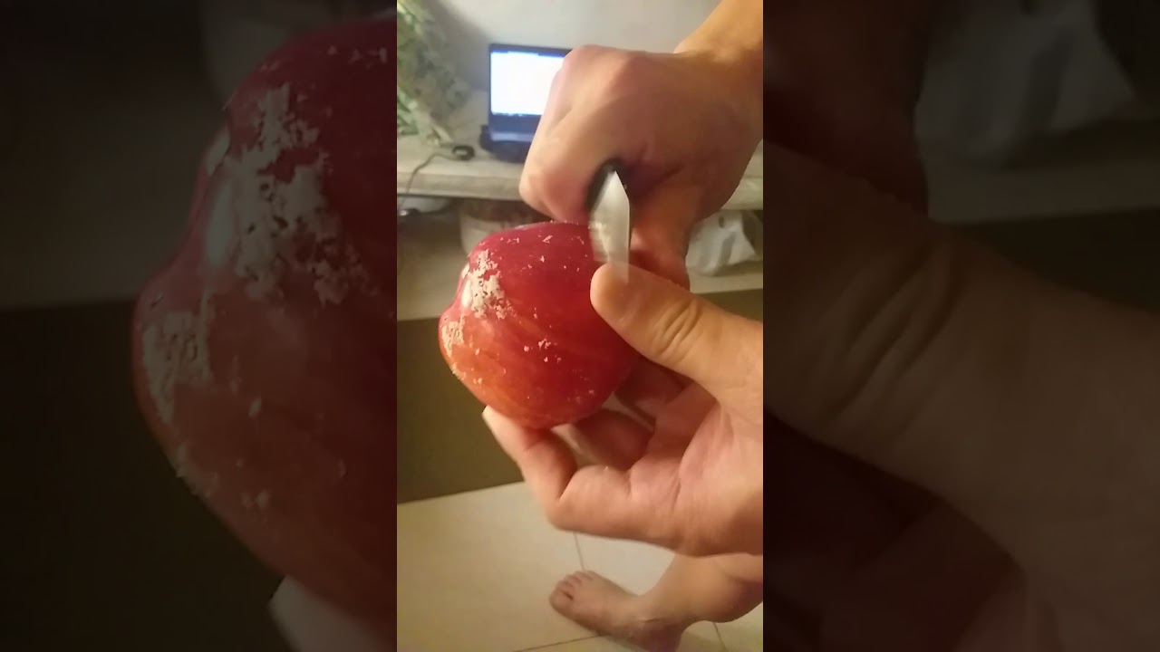 Wax on the Apple it's a very harmful for us YouTube