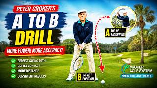 Gain More Distance with Peter Croker’s A to B Drill 🏌️♂️⛳ #golf #golftips #golfswing
