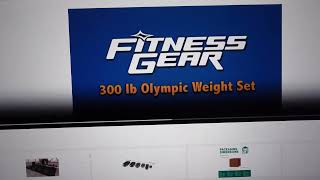 Dick's Sporting Goods $279.98 300 lb Olympic Weight Set Black Friday Bargain Offer