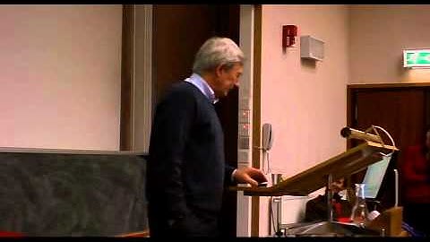 The Spirit Level- Richard Wilkinson speaking