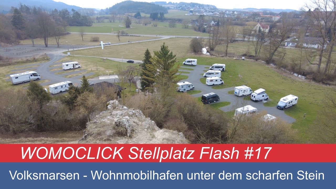 Volkmarsen - Wohnmobilstellplatz unter dem scharfen Stein / womoclick 