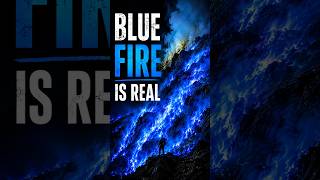 THE VOLCANO That Burns Blue. 🌋 #shorts