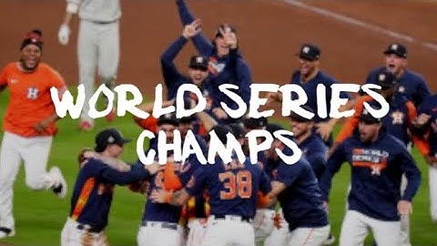 Houston Astros 2022 World Series Champs Mix ‖ "WHATS POPPIN REMIX" ft Champs