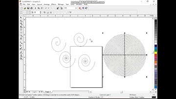 Spiral & Graph Paper Tool - Coreldraw