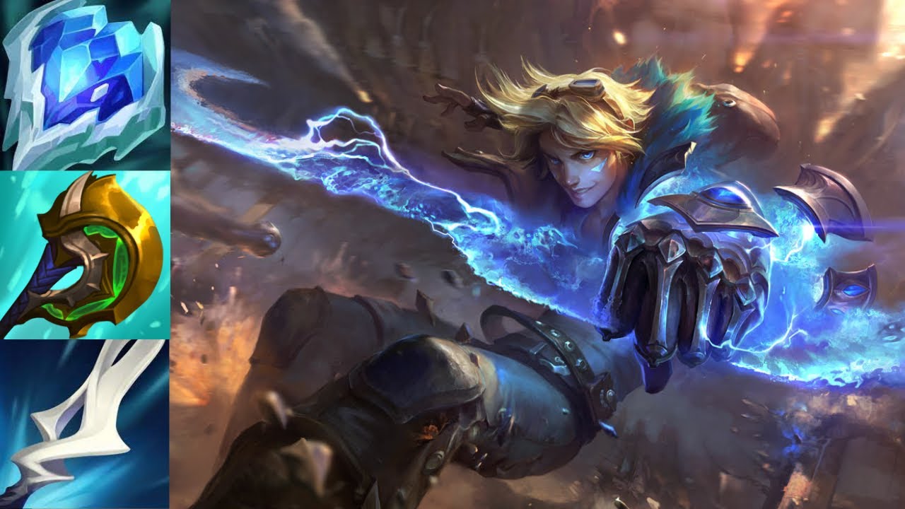 Ezreal with Divine Sunderer and Frozen Heart YouTube