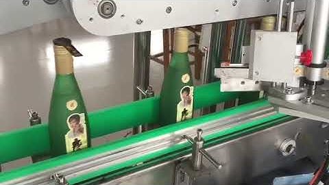 Automatic double sides and top cap label labeling machine
