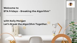 Celebrity BTA Fridays – Breaking the Algorithm™: Why I Built the Trust Bridge Series™ for Indie Authors Profile