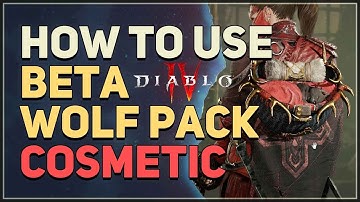 How to use Beta Wolf Pack Diablo 4