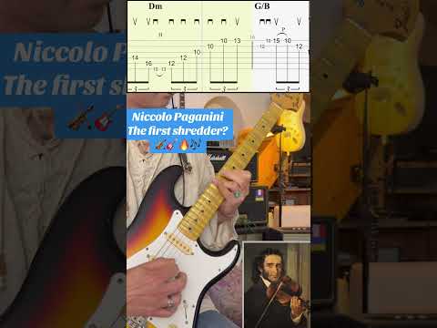 Niccolo Paganini - Caprice 24 - Guitar Tab guitar tab video