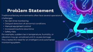 Smart Factory Monitoring and Control System | Emertxe IoT Virtual Internship presented by Vaishnavi