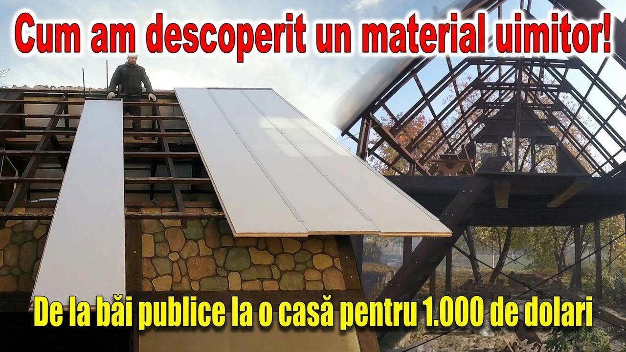 De la saună la casă: Cum construiești ultra ieftin cu doar 1.000$