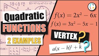 Rewriting the Quadratic Function in Standard Form and Giving the Vertex: f(x) = 3x2 − 5x − 1