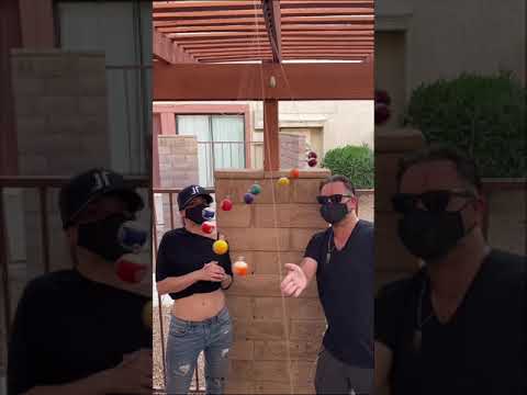 THE WAY THESE POOL-BALLS SWING IS HYPNOTIC