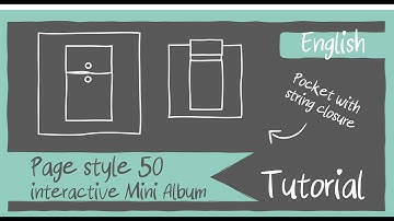 Page Style 50 TUTORIAL for interactive 6x6" and 8x8" Mini Albums