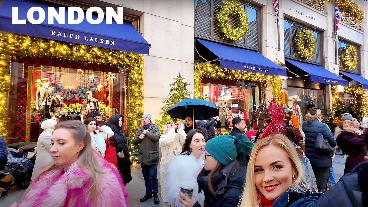 ✨London Winter Walk Through LUXURY Mayfair ❄️ New Bond Street | 🎄London Christmas Walk [4K]