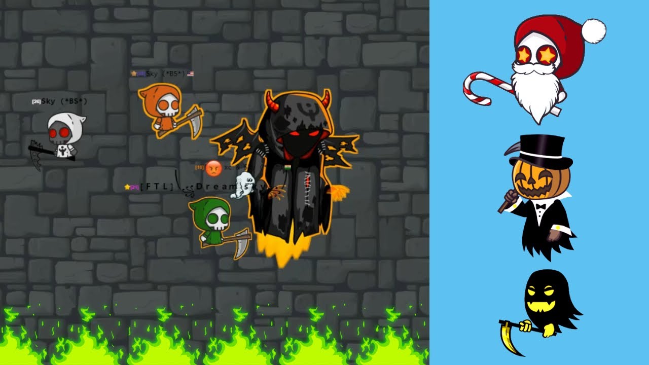 King Justice Kills Ghostly Reapers And Xmas Reaper Kills Boss in (EvoWorld.io)  