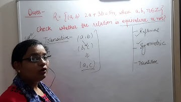 Solved example of Equivalence Relation | Relations in Discrete structures | EASY TUTS