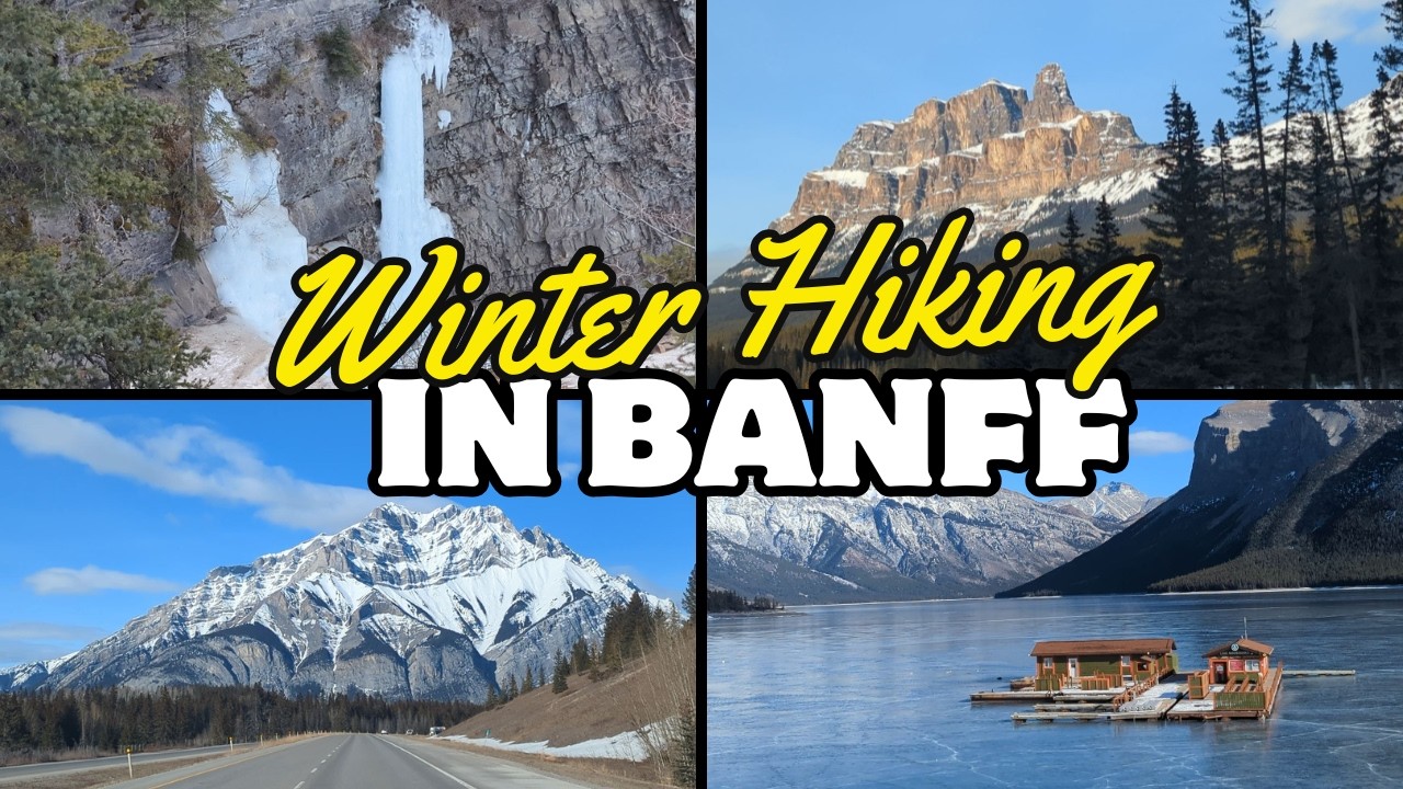 Banff National Park. Ice Falls Adventure. Cascade Falls, Tessa Falls, Silverton Falls & Spray Falls