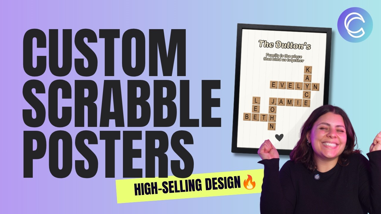 How to Create Custom Crossword (Scrabble) Posters That Sell - Shopify + Customily Full Tutorial 🧩